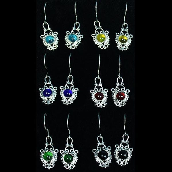 Single Stone Pear Shaped Emerald Earrings - Sanvi Jewels Pvt. Ltd. - 2641272